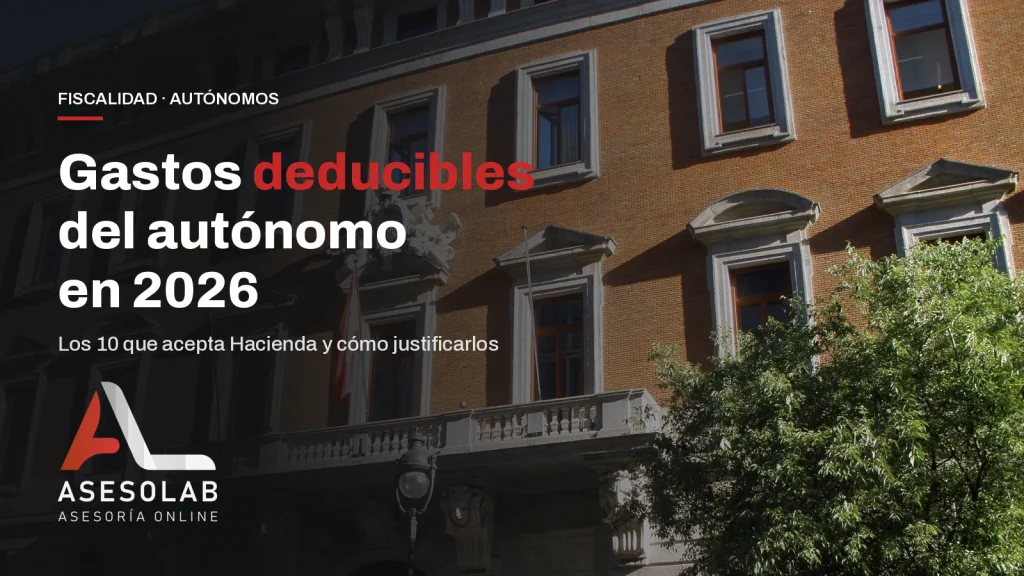 Fachada de la sede del Ministerio de Hacienda en la calle de Alcalá de Madrid con el titular sobre los gastos deducibles del autónomo en 2026